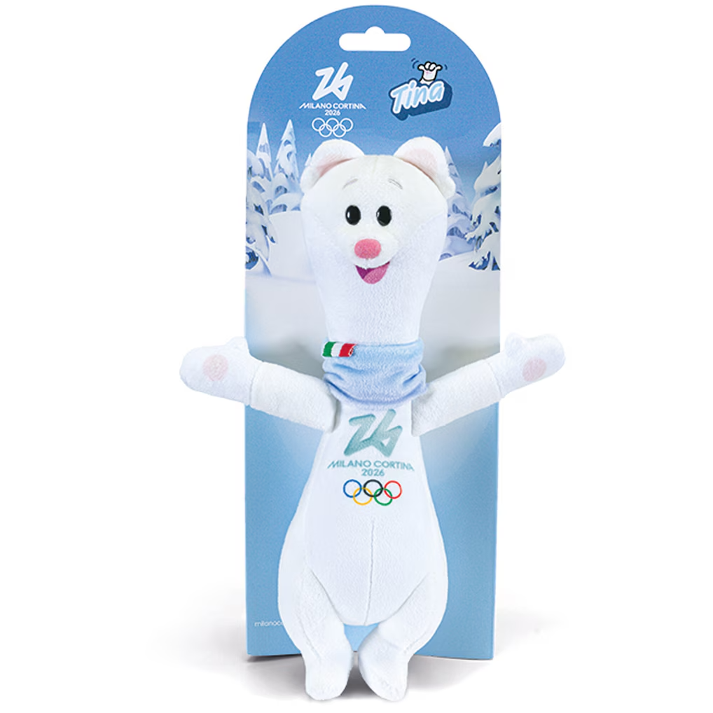 Official Milano Cortina Olympic 2026 Tina Mascot Plush Doll Large