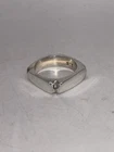Vintage Taxco Mexicana 925 Sterling Silver Tribal Biker Gothic Ring Sz #18