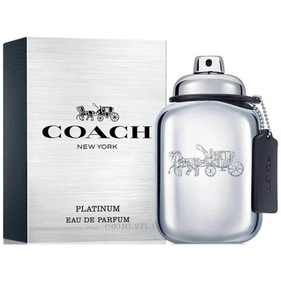 COACH NEW YORK PLATINUM by Coach cologne for men EDP 2.0 oz New in Box