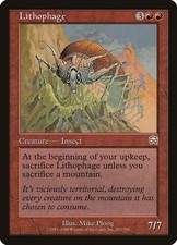 Lithophage - 202 / English / Near Mint MTG