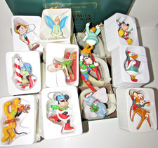 Lot 12 1987 Disney Collection Christmas Ornam...