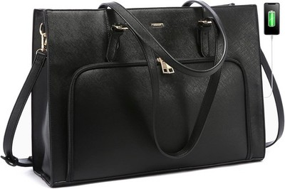 LOVEVOOK Laptop Bag for Women 15.6 inch Waterproof Work Tote Bag Briefcase with 