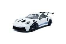Solido 2024 Porsche 911 992 GT3 RS White w/ Indigo Blue Wheels 1:18 S1812102