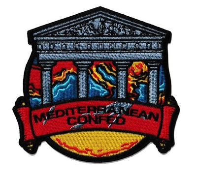Seaquest DSV Mediterranean Confederation science fiction submarine TV prop patch