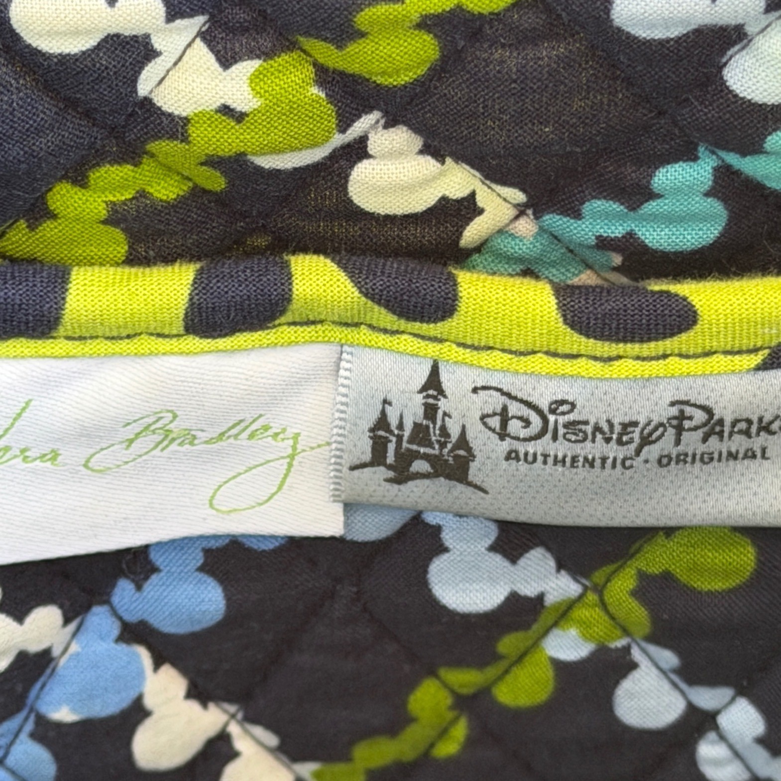 Retired Vera Bradley Disney Park EXCLUSIVE Where's Mickey large tote image 7