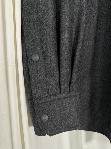 Thom Browne FLANNEL 4-BAR SHIRT JACKET SIZE 3 Exellent Condition - Picture 6 of 14