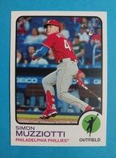 2022 Topps Heritage High Number Simon Muzziotti #679 Philadelphia Phillies 