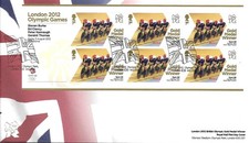 2012 6x1st Olympic Winners MS - Team GB Mens Cycling, RM FDC, London E20 SpHS