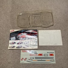 NEW VINTAGE TOYOTA SUPRA 3000GT BODY SET 1/12 RC VERY RARE 