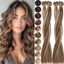 1G THICK Nano Ring 100 Human Remy Hair Extensions Micro Loop Beads Link Tip US