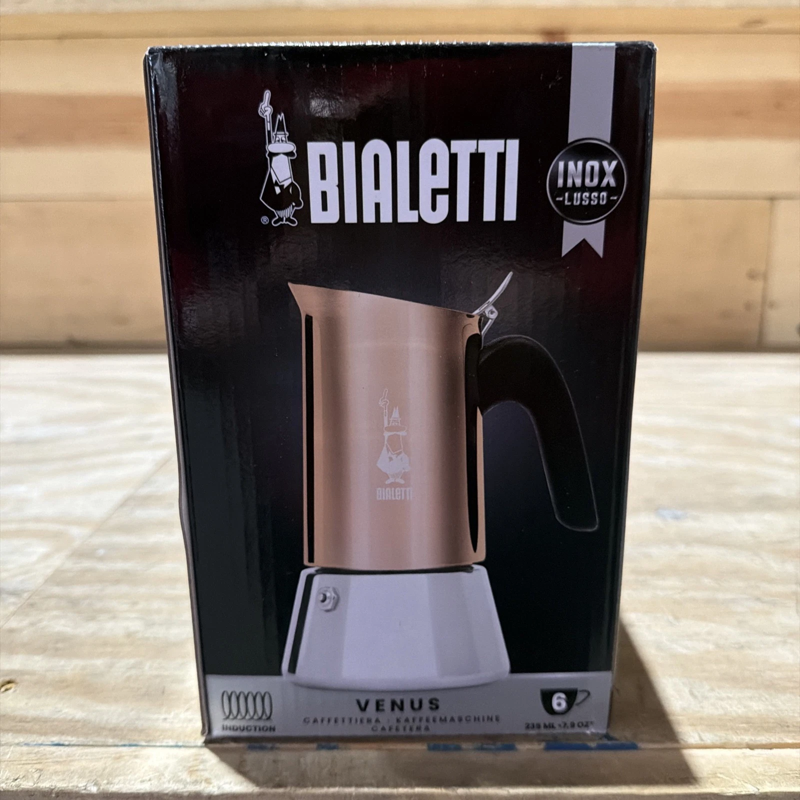 Bialetti Venus Coffee Espresso Maker - 6 Cups - Copper
Opens in a new window or tab