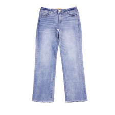 Democracy Ab Technology Sz 6 29x26 Mid Rise Straight Stretch Distressed