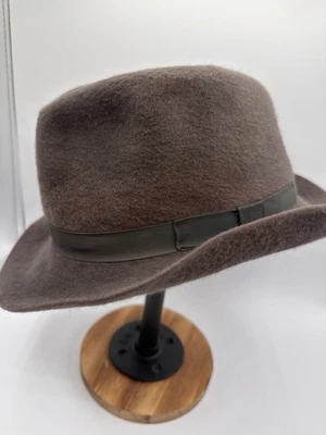 Vintage Felt Fedora Sacred Feather Madison Wisconsin Size 6 7/8 Custom - Image 1 of 4