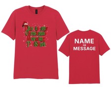 This Is My Christmas  Morning T-Shirt - Personalised Name/Text - Mens Womens