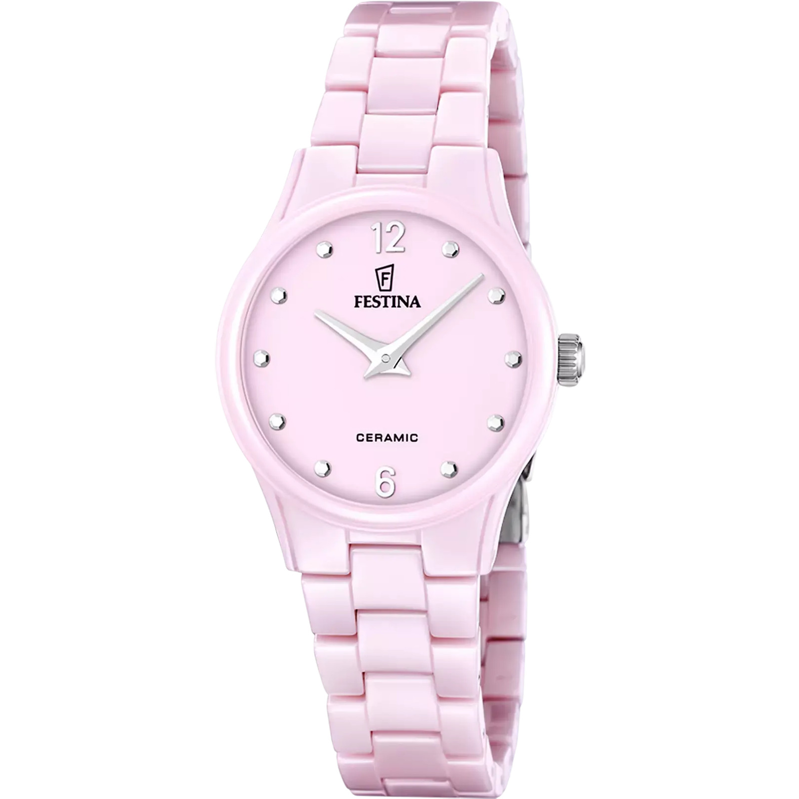 Festina Unisex Rosa - Orologio Rotondo In Ceramica - Accessories - One Size - Immagine 3