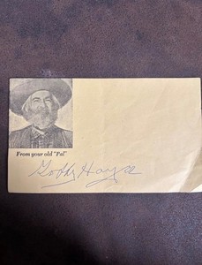 Gabby Hayes signed photo