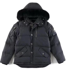 Outdoor Classic Moose Knuckles Warm Scissors Hooded Down Jacket ///