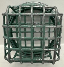 VINTAGE Beagle MFG Co. 4 1/2" Metal Flower Cage Holder Vogue No. 72 Flower Frog