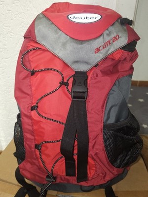 Deuter AC Lite 20 Rucksack Rot/Grau   NEU   leicht, bequem