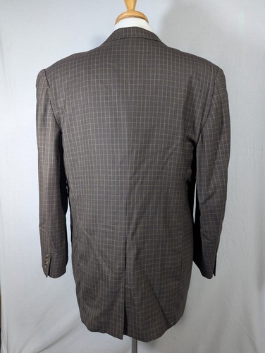 Brioni Sport Coat, 48R "Traiano" Made in Italy, brown check - Imagen 5 de 8