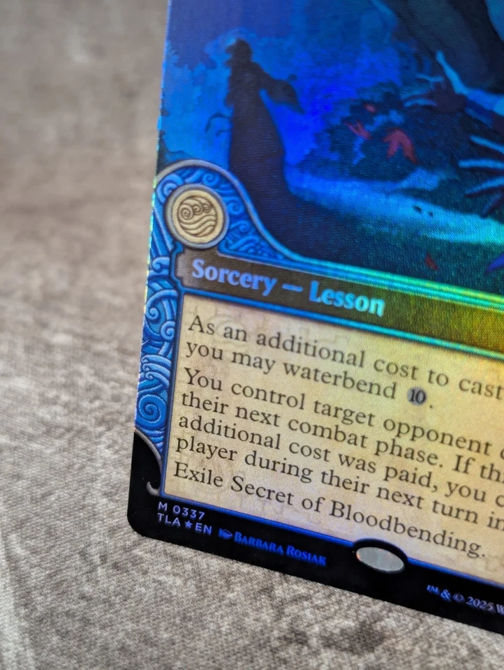 MTG, Secret of Bloodbending (#0337), Avatar TLA Showcase - Foil, NM Mythic. - Image 2 of 4