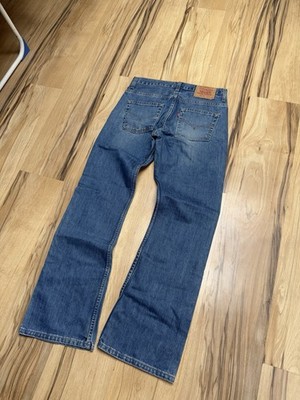Vintage Levis 507 Bootcut Jeans Pants Denim Blue Men Streatwear USA