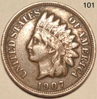 1907 Indian Head Penny Cent