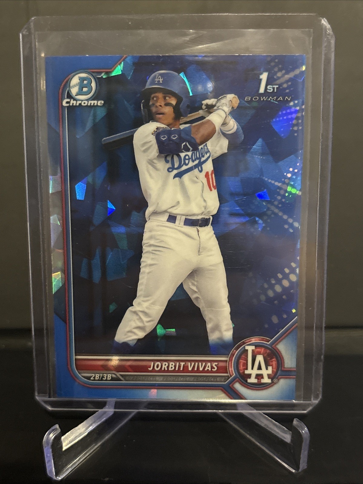 2022 Bowman Sapphire Edition - Chrome Prospects Jorbit Vivas #BCP-24 (RC)