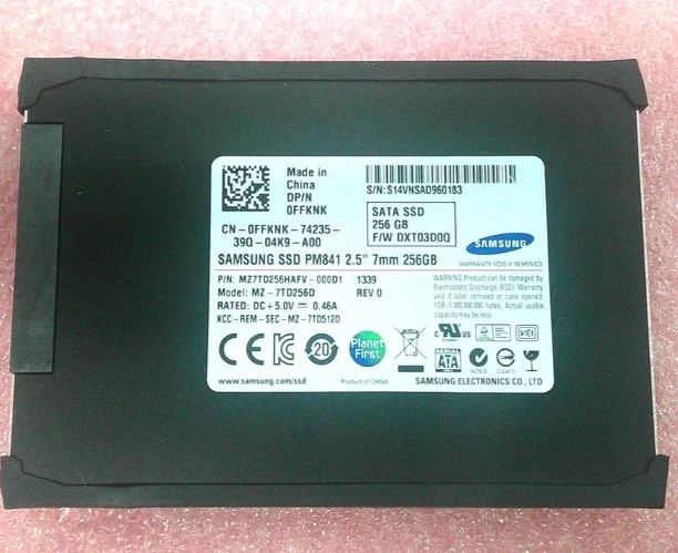 Samsung SATA III 2.5 in Form Factor 256 GB Internal Hard Disk