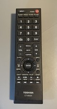 Toshiba Remote Control CT-90325 For Toshiba 50L2200U 37E20 22AV600 32C120U
