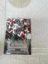 Raequan Williams 2020 Leaf Draft XRC Auto #BA-RW1 NrMt
