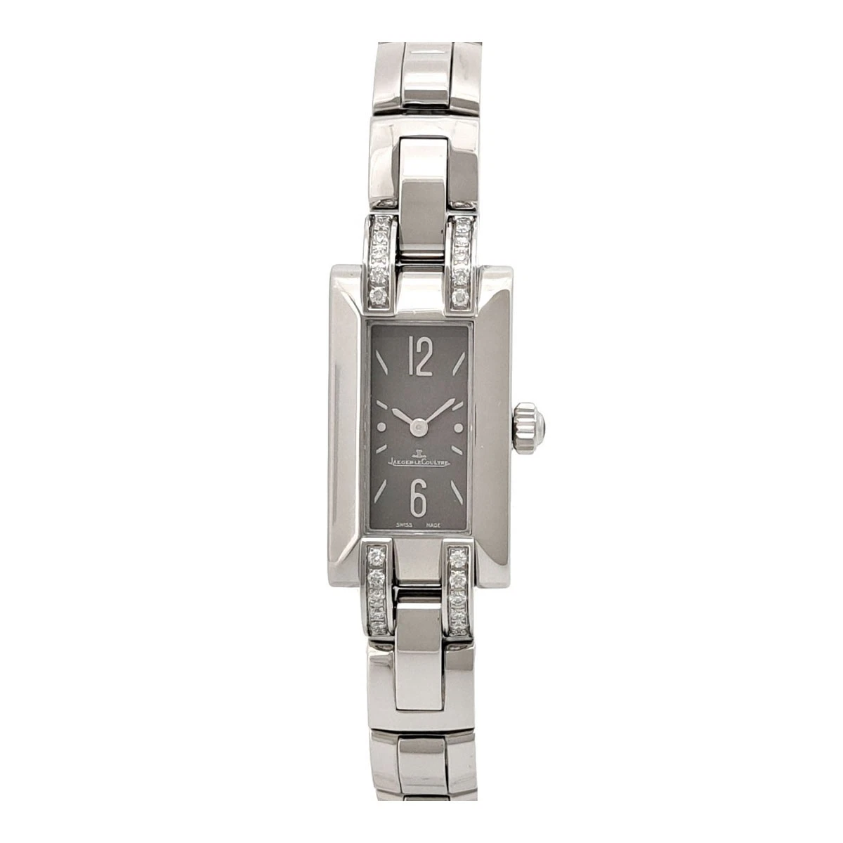 Jaeger LeCoultre — JAEGER-LECOULTRE 460.8.86 Ideal Rug Diamond Manual Stainless steel Women