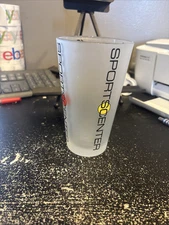 ESPN SportsCenter Beer Glass Frosted Mug Pint TV Sports Television Rare