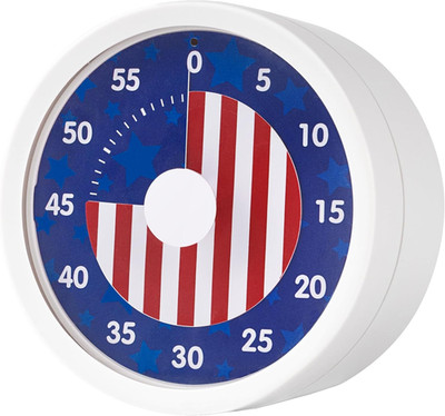 TWENTY5 SEVEN Countdown Timer 3 Inch, Silent 60 Minute 1 Hour Visual Timer with