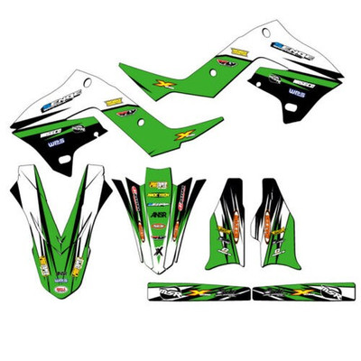 2003-2008 Passt Für POLISPORT RESTYLE KX 250 VELOCITY Grüne Senge Grafikset