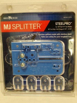 Microjig MJ Table Saw Splitter for 1/8'' Kerf 10'' Saw Blades Model SP-2 Steelpro