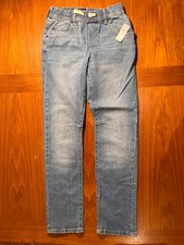 NWT Gap Kids Jeans Denim Light Wash Boys Stretch Slim XL 12 HUSKY