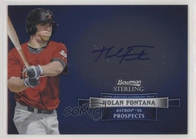 2012 Bowman Sterling Prospect Nolan Fontana #BSAP-NF Auto 1u6