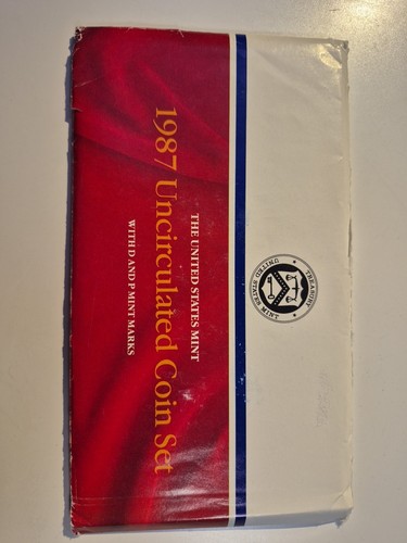 1987 US Mint Set Uncirculated 10 Coin Set Philadelphia & Denver, P &D - Picture 3 of 8