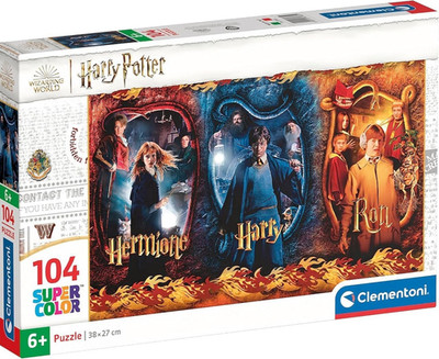 NEW Clementoni Jigsaw Puzzle 104 Pieces 6+ SuperColor Harry Potter 2