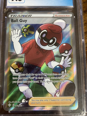 ball guy rare league card 057/072 - Shining Fates - x4 Playset Pokemon Sword and Shield Post