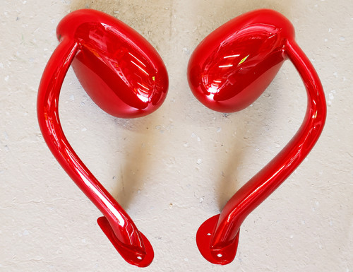 Ferrari 458 GT3 Left, right Side mirrors Pair Red Photo - $1,750