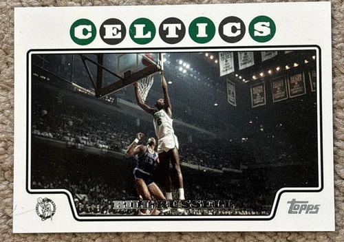 BILL RUSSELL 2008-09 TOPPS BASKETBALL Base #175 Boston Celtics HOF