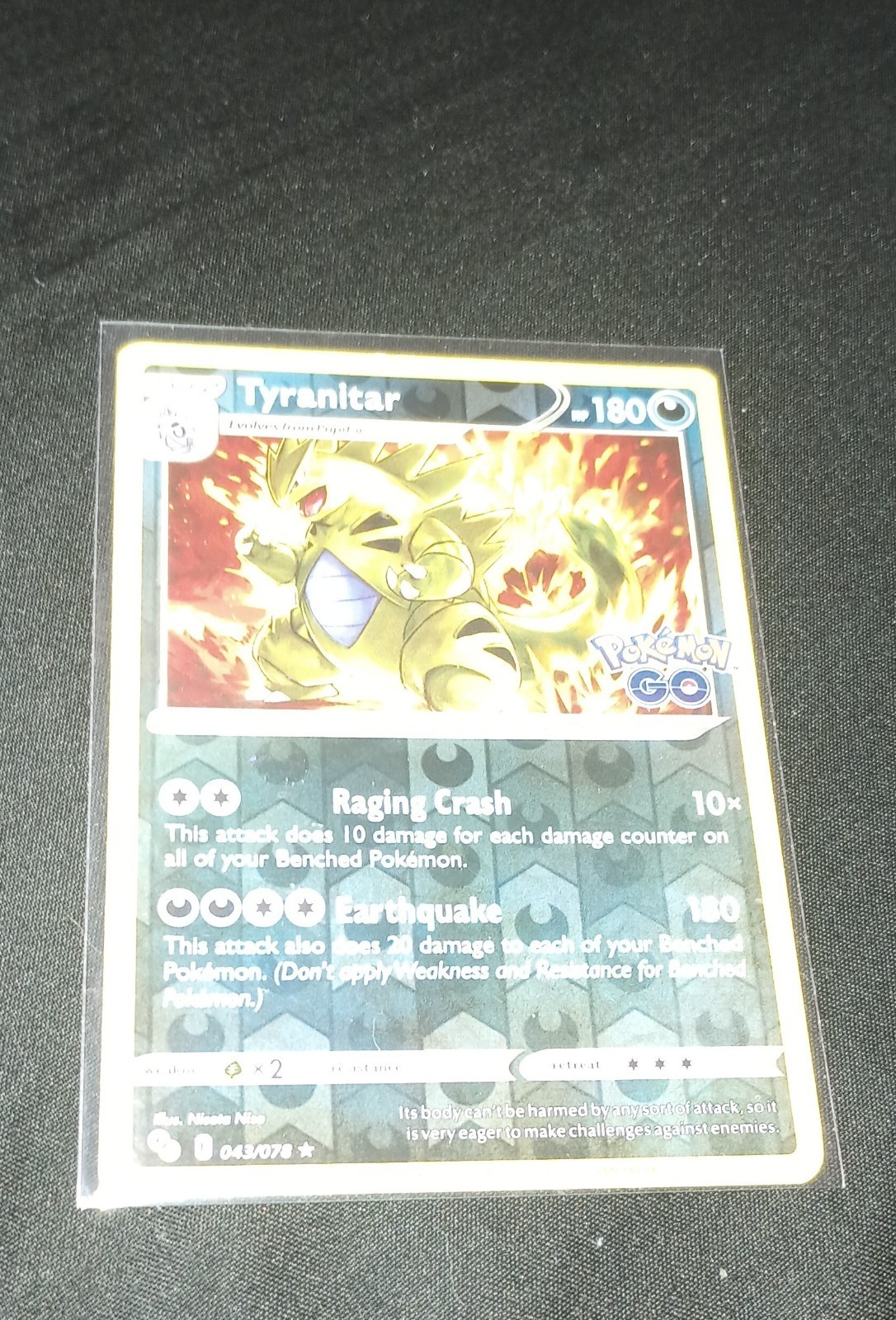 Tyranitar 043/078 Pokémon GO Reverse Holo