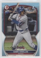 2023 Bowman Draft Sky Blue 176/499 Sabin Ceballos #BD-110 12ce
