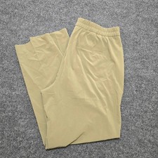 Banana Republic Airstretch High Rise Tapered Pants Womens M Green Ankle Trousers