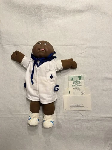 Cabbage Patch Kids Sailor African American Doll Clothes,Papers- Name Konrad Ray