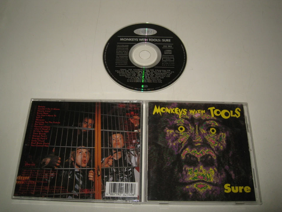 MONKEYS WITH TOOLS/SURE(GUN/262 962)CD ALBUM