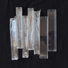 7 pcs Acrylic Display Case 2x  12"x2.25"   5x  12"x1.5"  Hight 1.25" E1-845