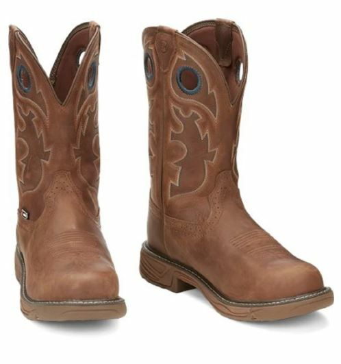 Buy justin waterproof composite toe work boots 2025 Black Friday